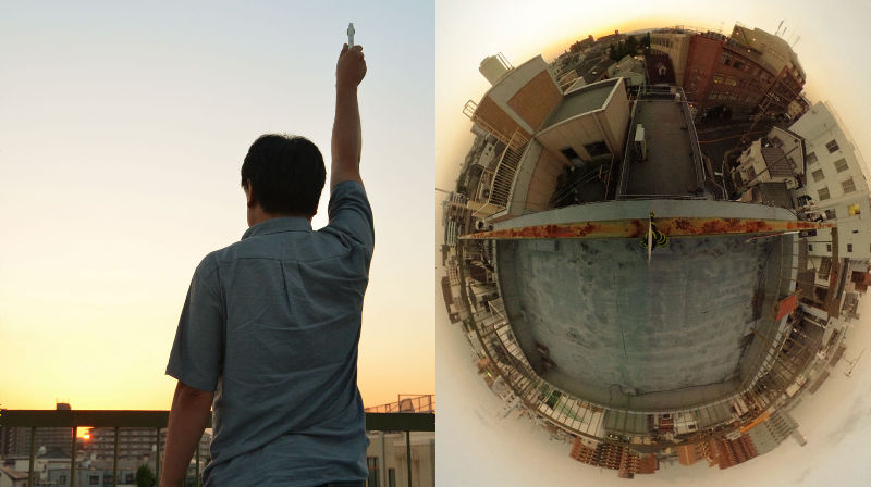 周囲360度を捉える全天球カメラ「RICOH THETA」を使ってみました