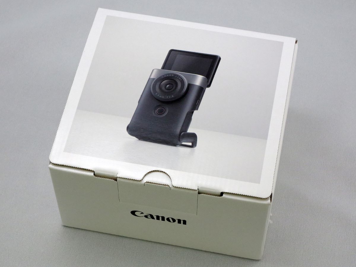 自撮りも他撮りも自由自在なキヤノンのVlogカメラ「PowerShot V10