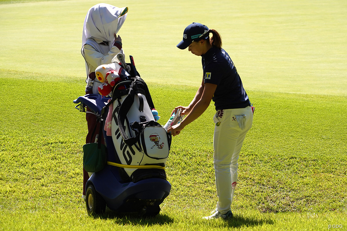 画像詳細 2021年 スタンレーレディスゴルフトーナメント 初日 渋野