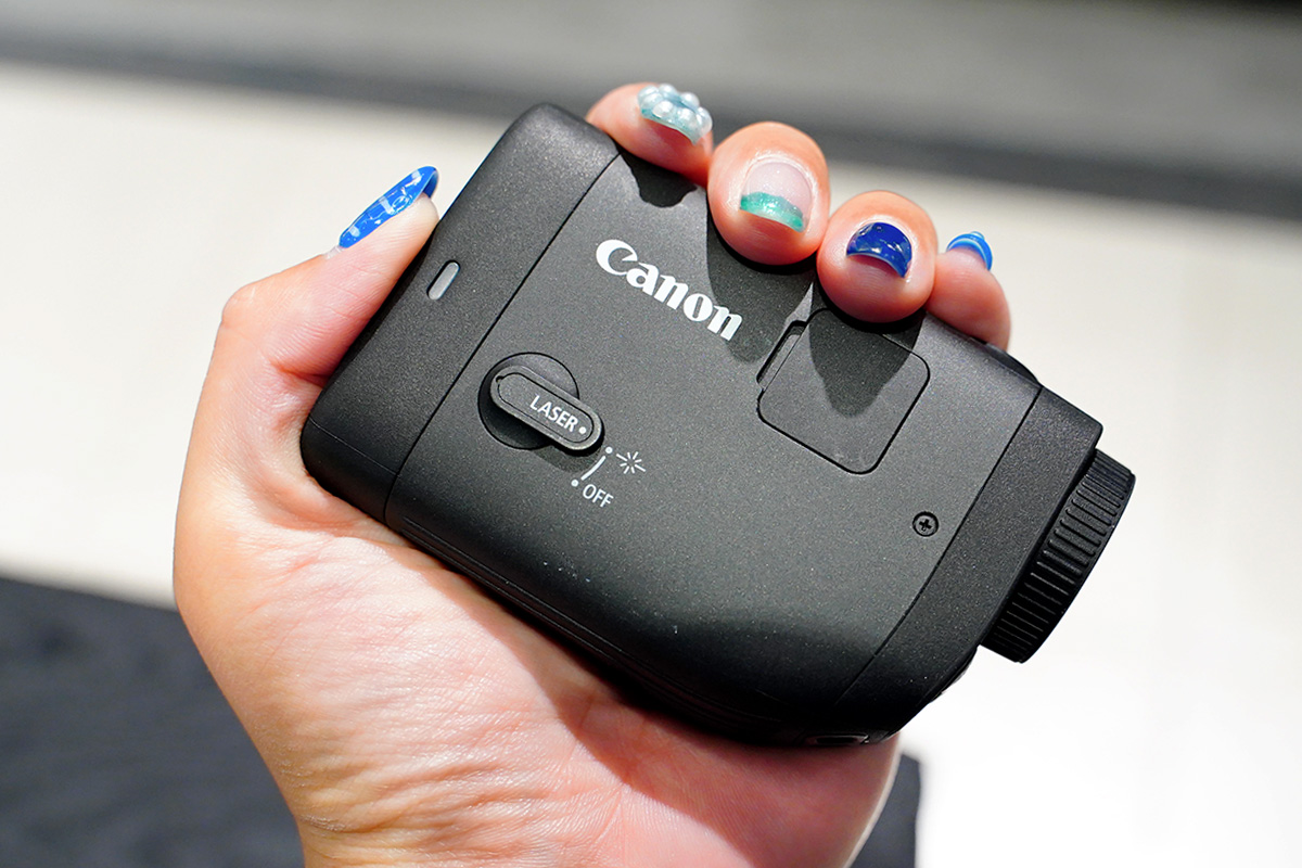 キヤノンがゴルフ業界に新規参入 写真と動画が撮れるレーザー距離計を