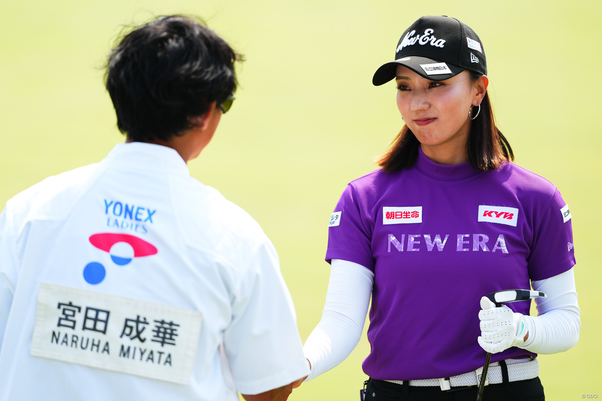 宮田成華プロ サイン3点セット ゴルフ LPGA 宮田成華プロ サイン3点