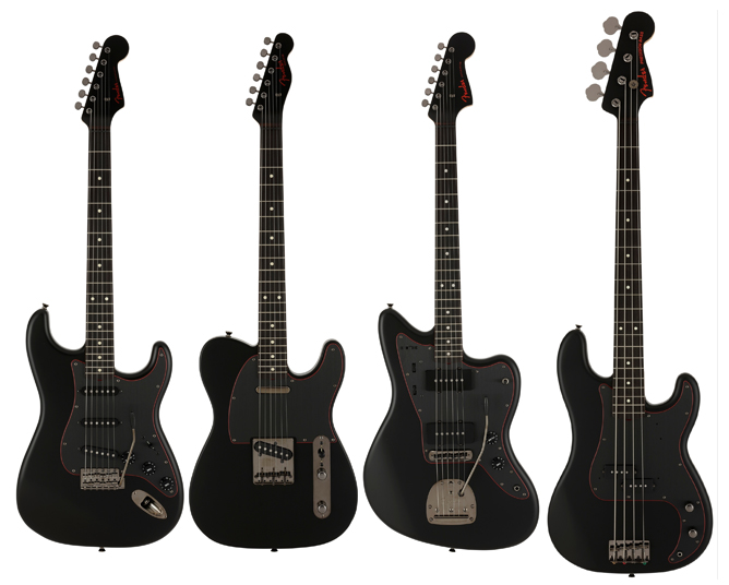 FENDER Made in Japan Limited Noir シリーズ 新登場