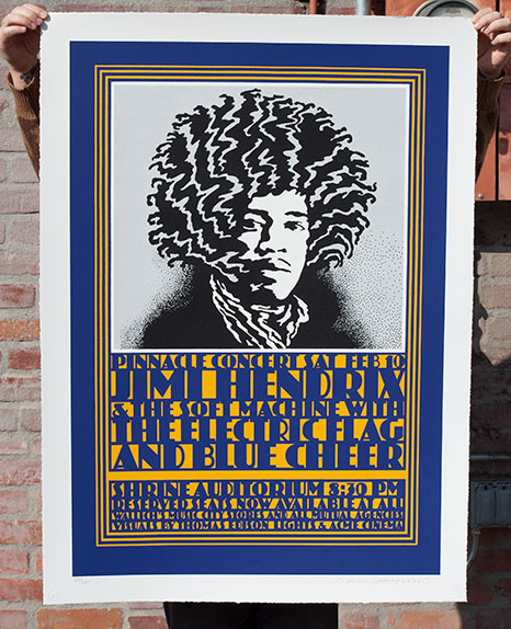 John Van Hamersveld, Pinnacle Hendrix Commemorative Edition - Obey