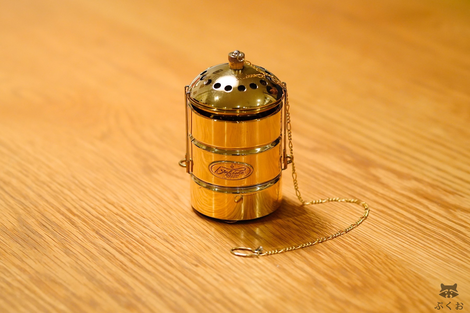 秋の夜長に雪丘工房・灯油ランタンを磨く