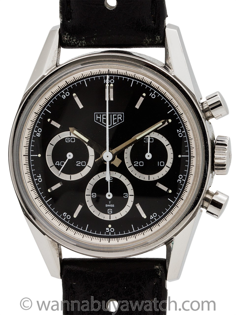 Heuer Carrera Manual Wind Reissue circa 1990's