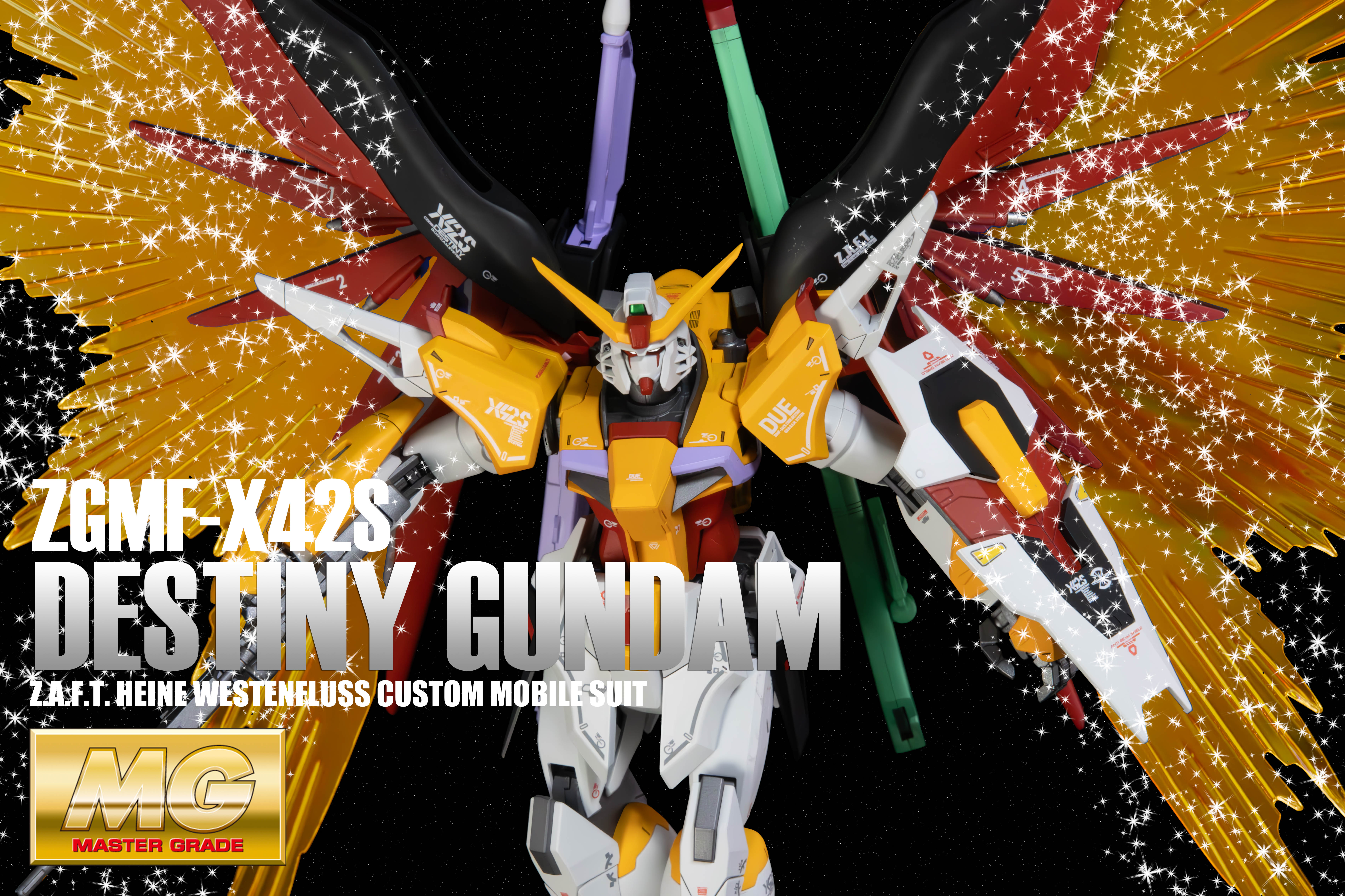 MG デスティニーガンダム ハイネ専用機 【開封編】【仕上編】 – MASTER