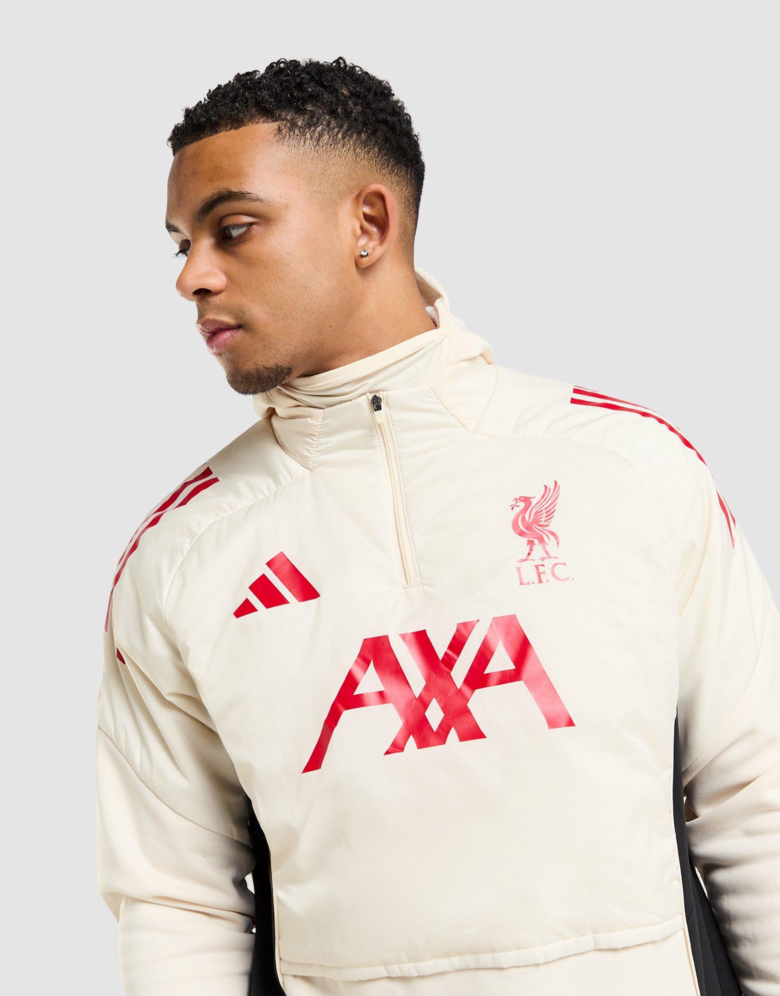 White adidas Liverpool FC Winter Training Top - JD Sports Global