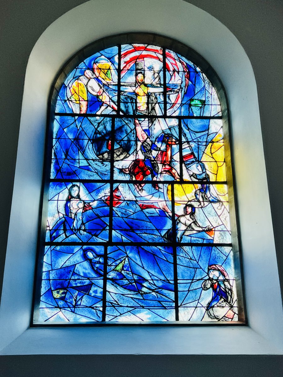 マルク・シャガール 大型 ヴィンテージステンドグラス アメリカ マルク