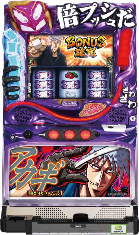 SLOTアカギ～闇に降り立った天才～ パチスロ スロット 機械割 天井 初