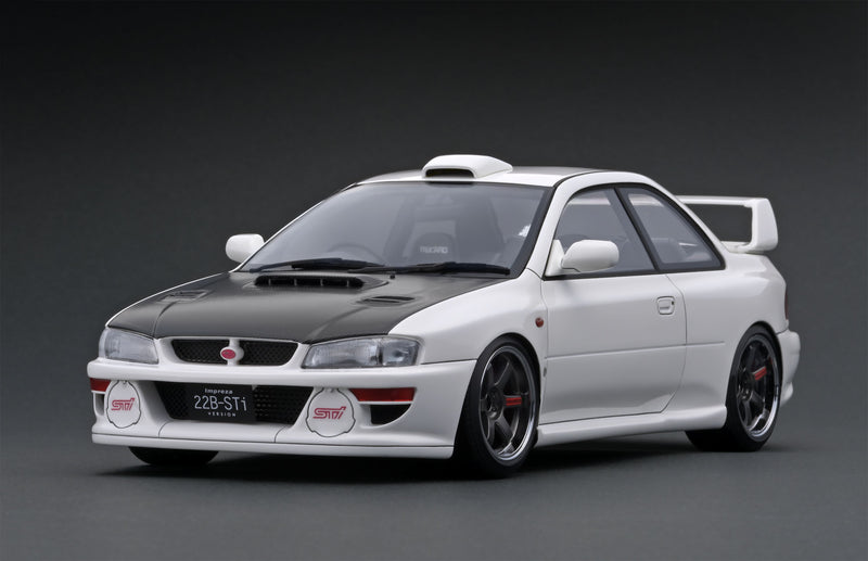 IG1639 SUBARU Impreza 22B-STi Version (GC8改) White – ignition model