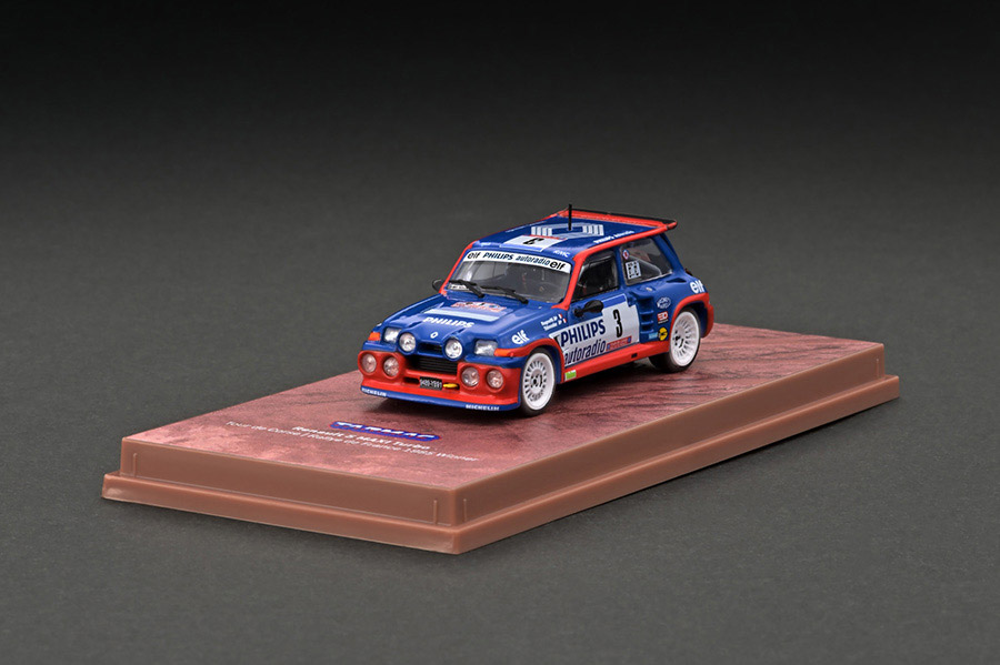 T64-TL061-85TDC03 1/64 Renault 5 MAXI Turbo Tour de Corse Rallye