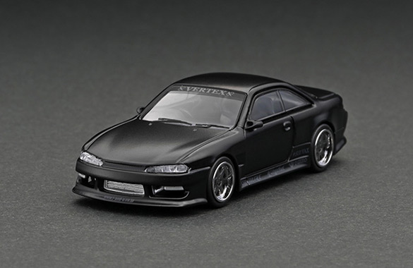 T64G-018-MB 1/64 VERTEX Nissan Silvia S14 Matt Black | LINE UP