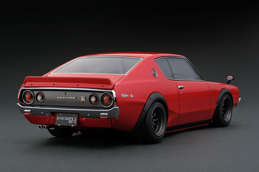 IG0745 1/18 Nissan Skyline 2000 GT-R (KPGC110) Red | LINE UP