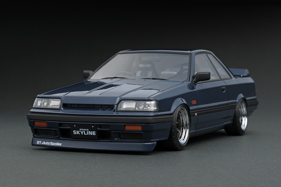 IG0995 1/18 Nissan Skyline GTS-R (R31) Blue Black | LINE UP