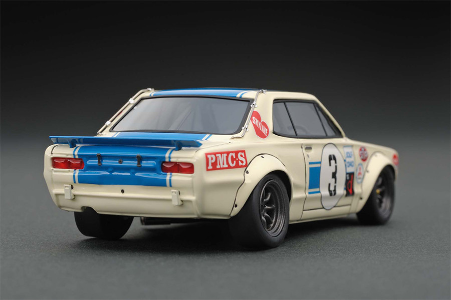 IG0167 1/43 Nissan Skyline 2000 GT-R (KPGC10) (#3) 1971 Fuji