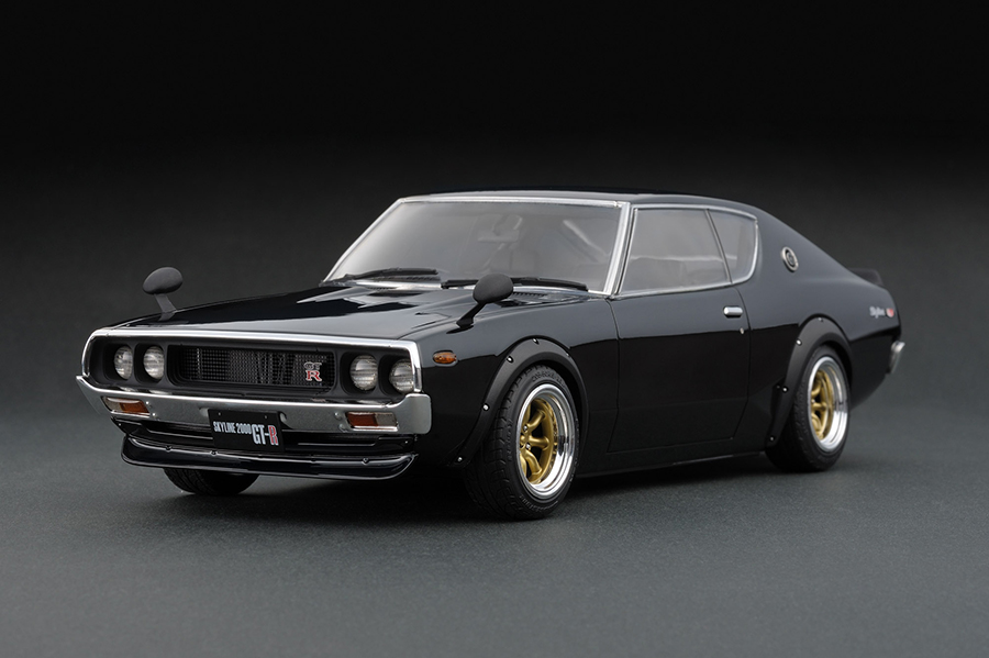 IG0223 1/18 Nissan Skyline 2000 GT-R (KPGC110) Black | LINE UP