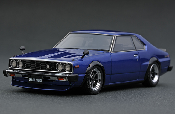 IG0308 1/43 Skyline 2000 GT-ES (C210) Blue | LINE UP | ignition