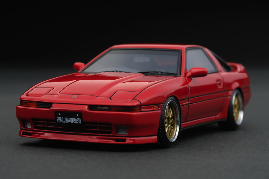 IG0398 1/43 Toyota Supra 3.0 GT (A70) Red | LINE UP | ignition