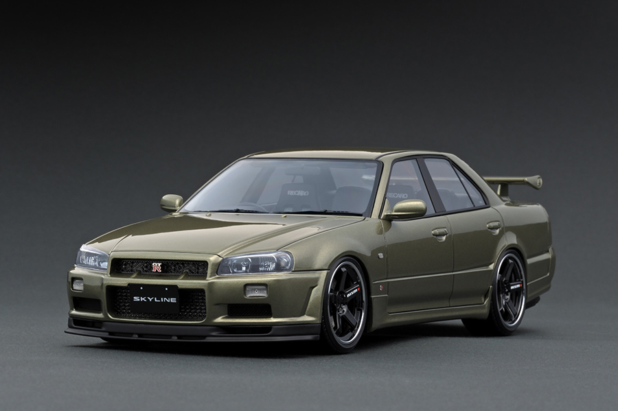 IG1582 1/18 Nissan Skyline 25GT Turbo (ER34) Millennium Jade