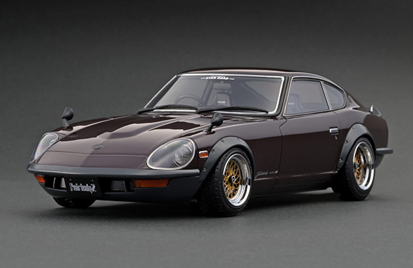 IG2455 1/18 Nissan Fairlady 240ZG (HS30) Maroon | LINE UP | [公式