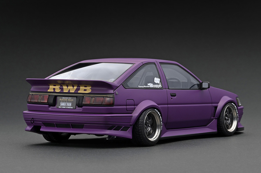 IG2610 1/18 RWB AE86 Matte Purple | LINE UP | [公式] ignition