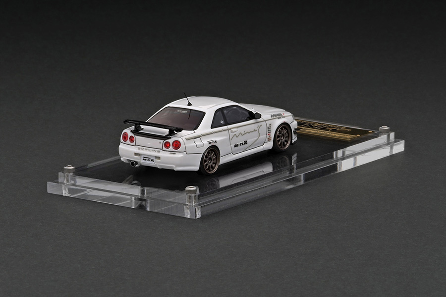 IG2722 1/64 Nissan Skyline GT-R Mine's (R34) White | LINE UP