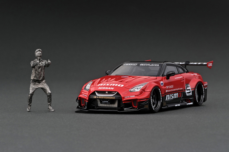 IG2731 1/43 LB-Silhouette WORKS GT Nissan 35GT-RR Red/Black With