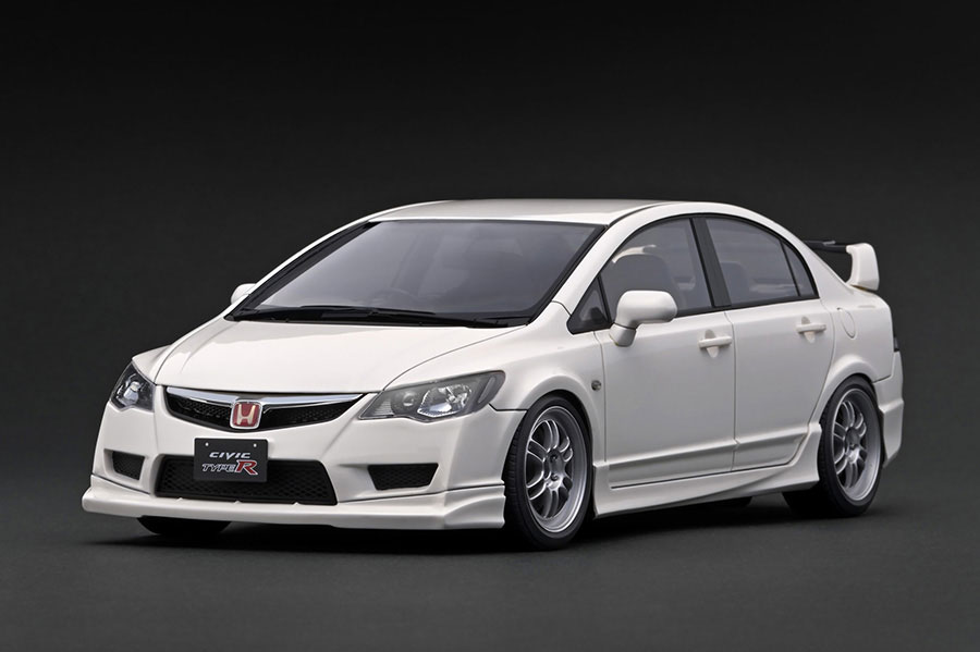 IG2833 1/18 Honda CIVIC (FD2) TYPE R White With Engine | LINE UP
