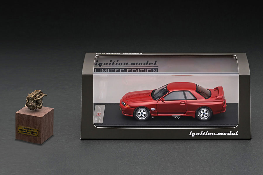 IG2981 1/43 NISSAN SKYLINE GT-R (BNR32 GROUP-A RACING) With Engine