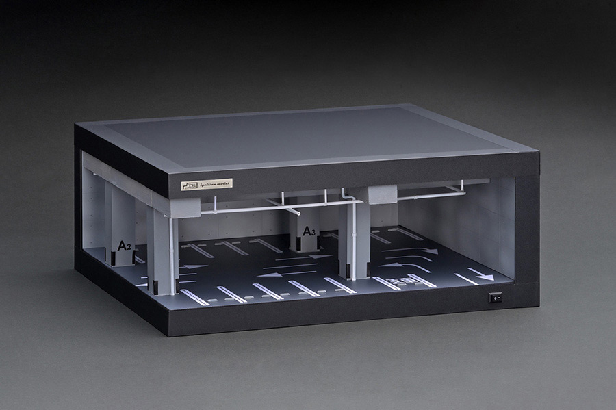 IG2317 1/64 Scale IG-Model Underground Parking Diorama | LINE UP
