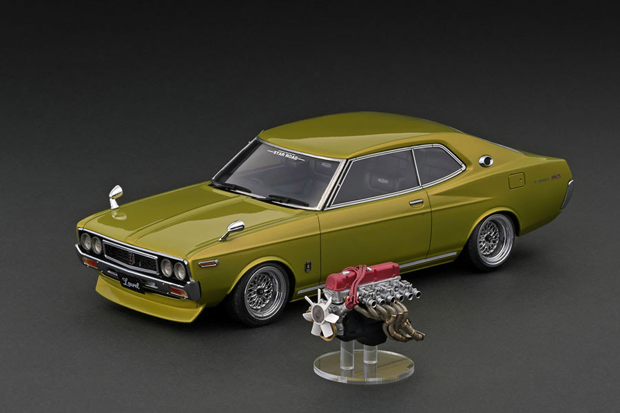 IG3011 1/18 Nissan Laurel 2000SGX (C130) Green With Engine | LINE