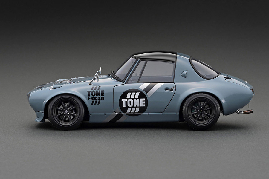 IG3292 1/18 Toyota Sports 800 NOB Hachi 2023 TAS Ver Light Gray