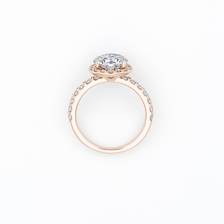 12号 K18YG ロードクロサイト ライトブラウンダイヤモンド リング ソ付