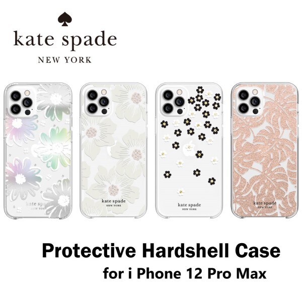 kate spade New York】 クリアケース iPhone 12 Pro Max | ケイト