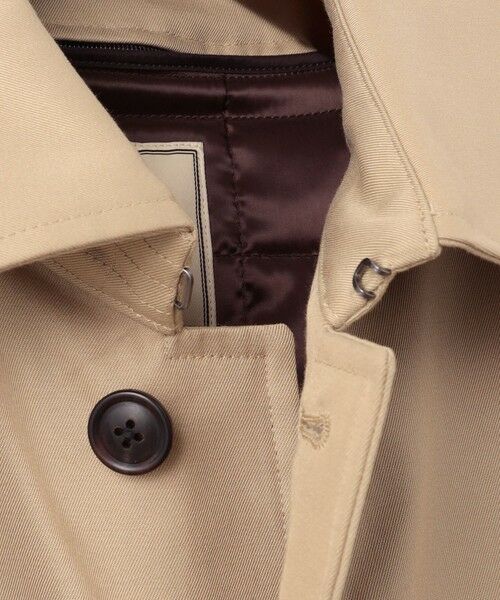 KING SIZE】【定番】コンパクトスピンギャバジン ステンカラーコート