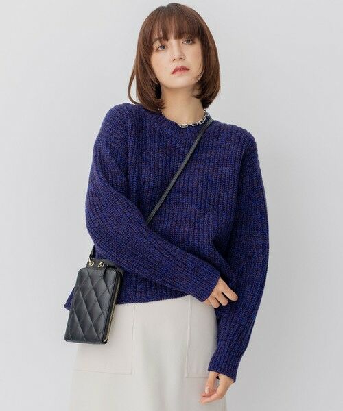 セール】 ウールバルキーカラーミックス ニット （ニット・セーター