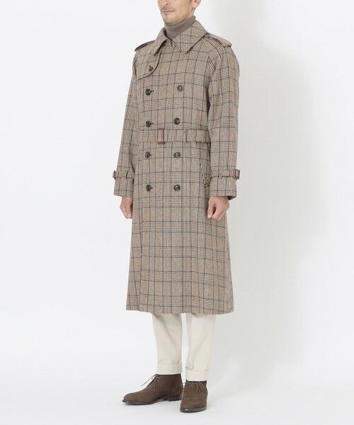 SANYOCOAT×Paul Stuart】 ブリティッシュツイード ダブルトレンチ