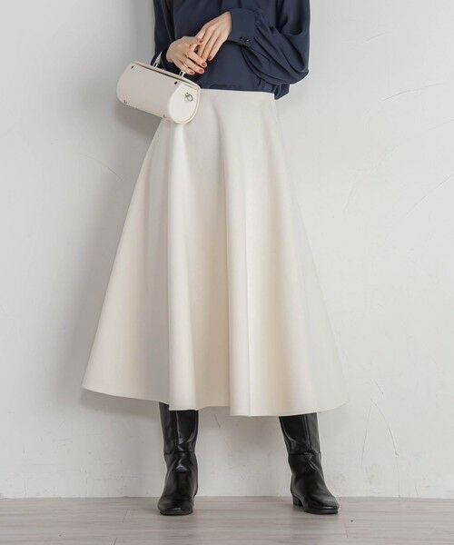 セール】 メルトンロングサーキュラースカート≪手洗い可能≫ （ミニ