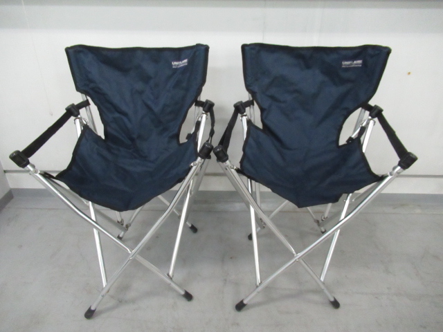 UNIFLAMEチェア/ネイビー セット | アウトドア用品・アウトドアグッズ