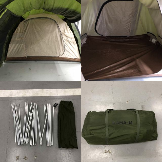 カマボコテント3M カーキ | アウトドア用品・アウトドアグッズの中古