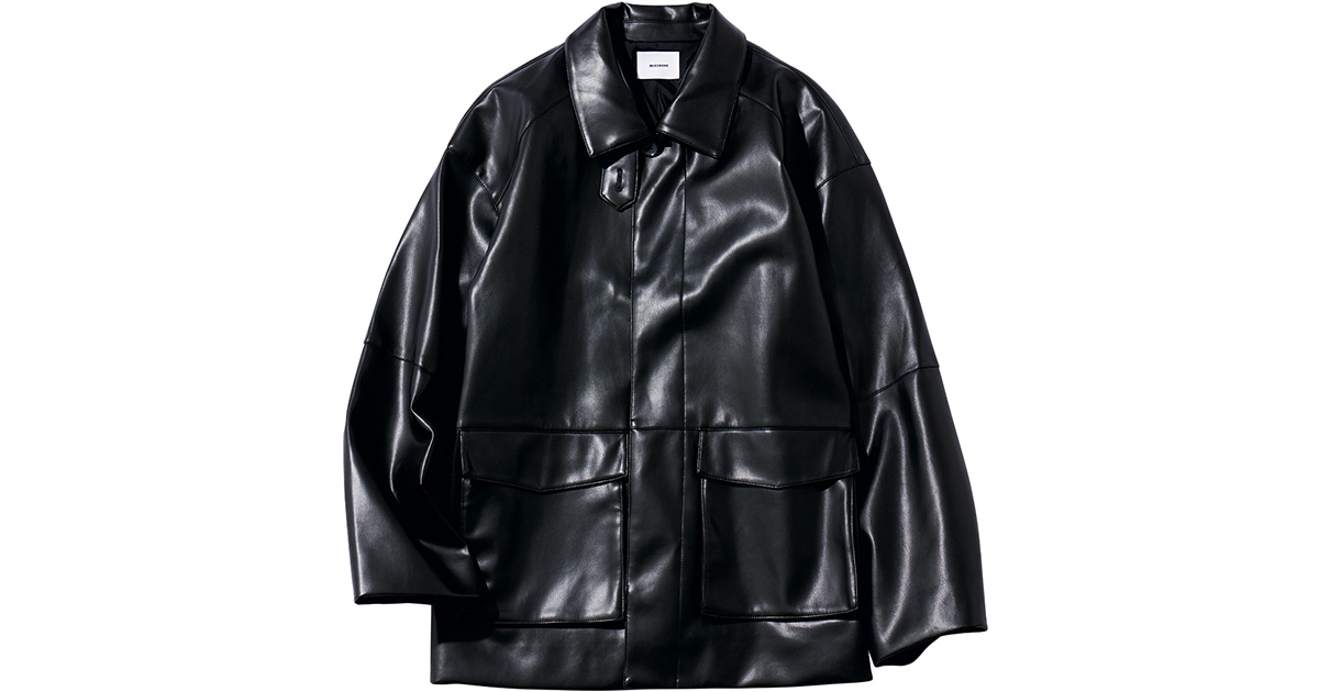 コスパ抜群】今っぽ『エコレザーブルゾン』が洒落見えアウター名品