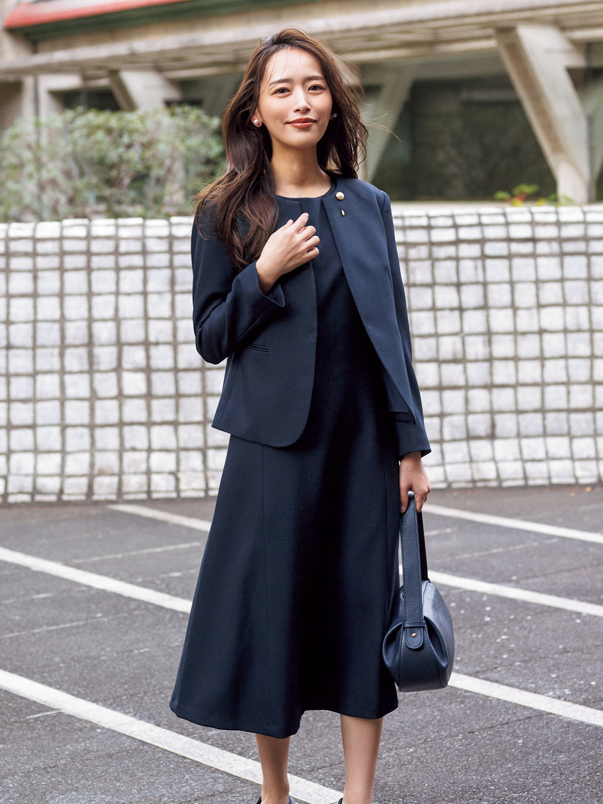 卒入園、入学】にKASHIYAMAの「オーダースーツ」でネイビーママ