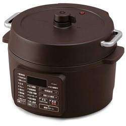 ヨドバシ.com - アイリスオーヤマ IRIS OHYAMA 電気圧力鍋 3.0L カカオ