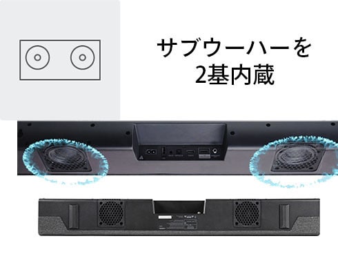 ヨドバシ.com - デノン DENON サウンドバー 2.2ch Dolby Atmos対応 DHT