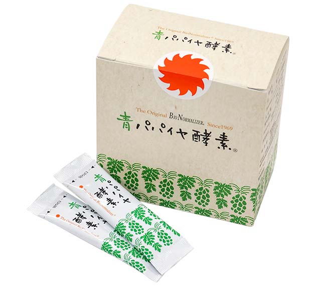 定期宅配】バイオ・ノーマライザー 青パパイヤ酵素（3g×30包）｜健康