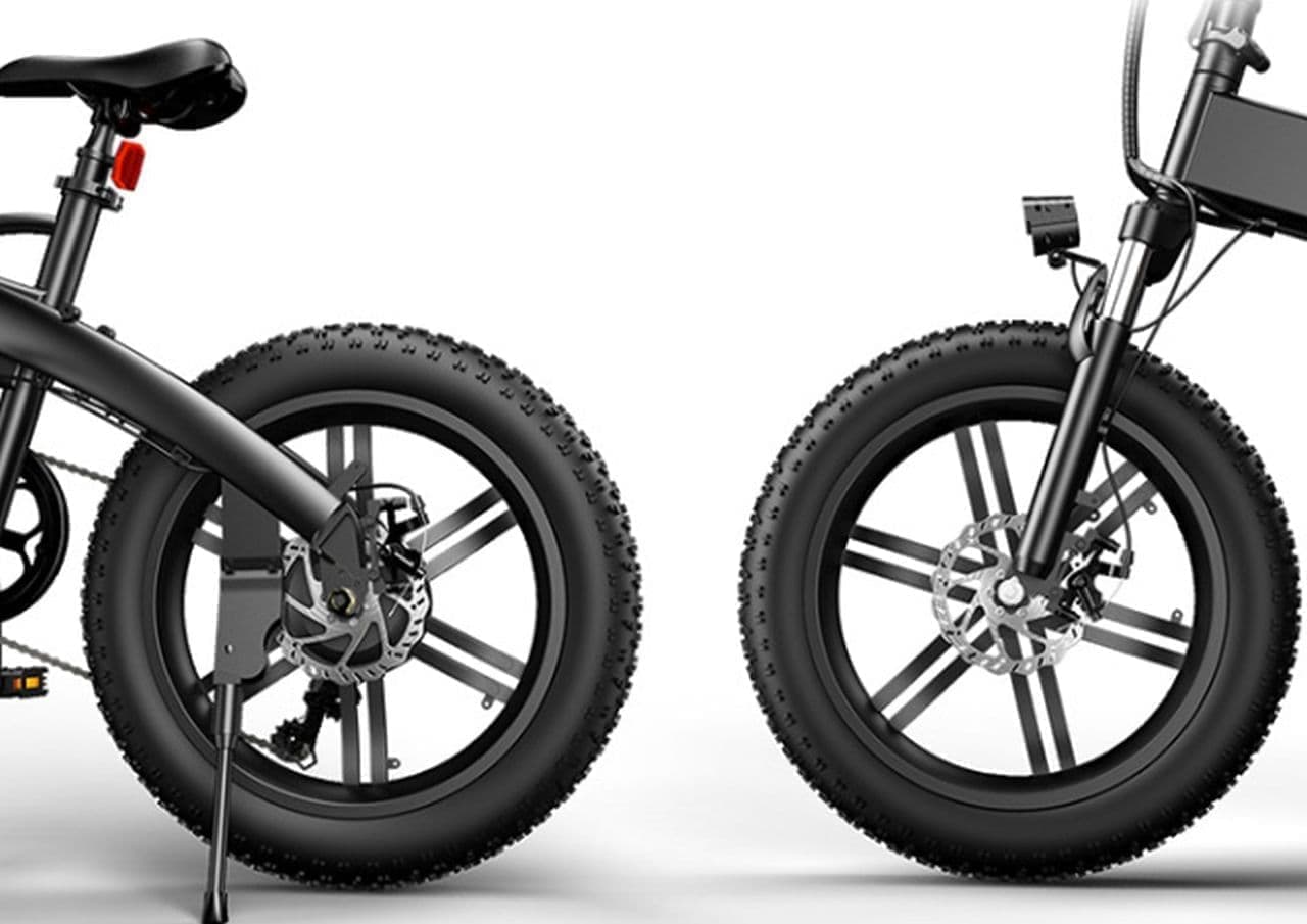 太さ4インチのファットタイヤを装備した電動アシスト自転車 ADO「A20F