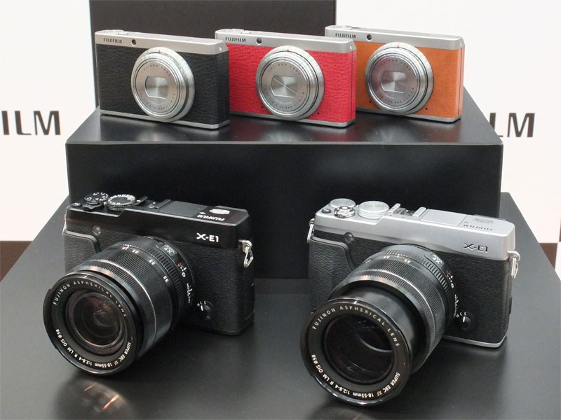 富士フイルム、「FUJIFILM X」新製品発表会――XF1のCMには女優 真木よう
