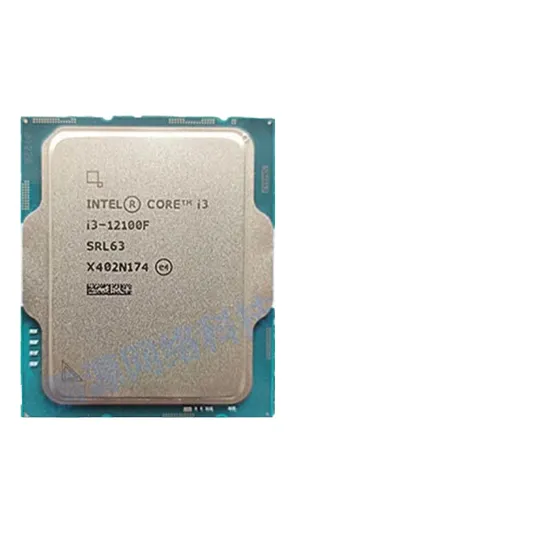 Intel 12th CPU Processor I3-12100f (3.3GHz 4 core 8 threads/60W