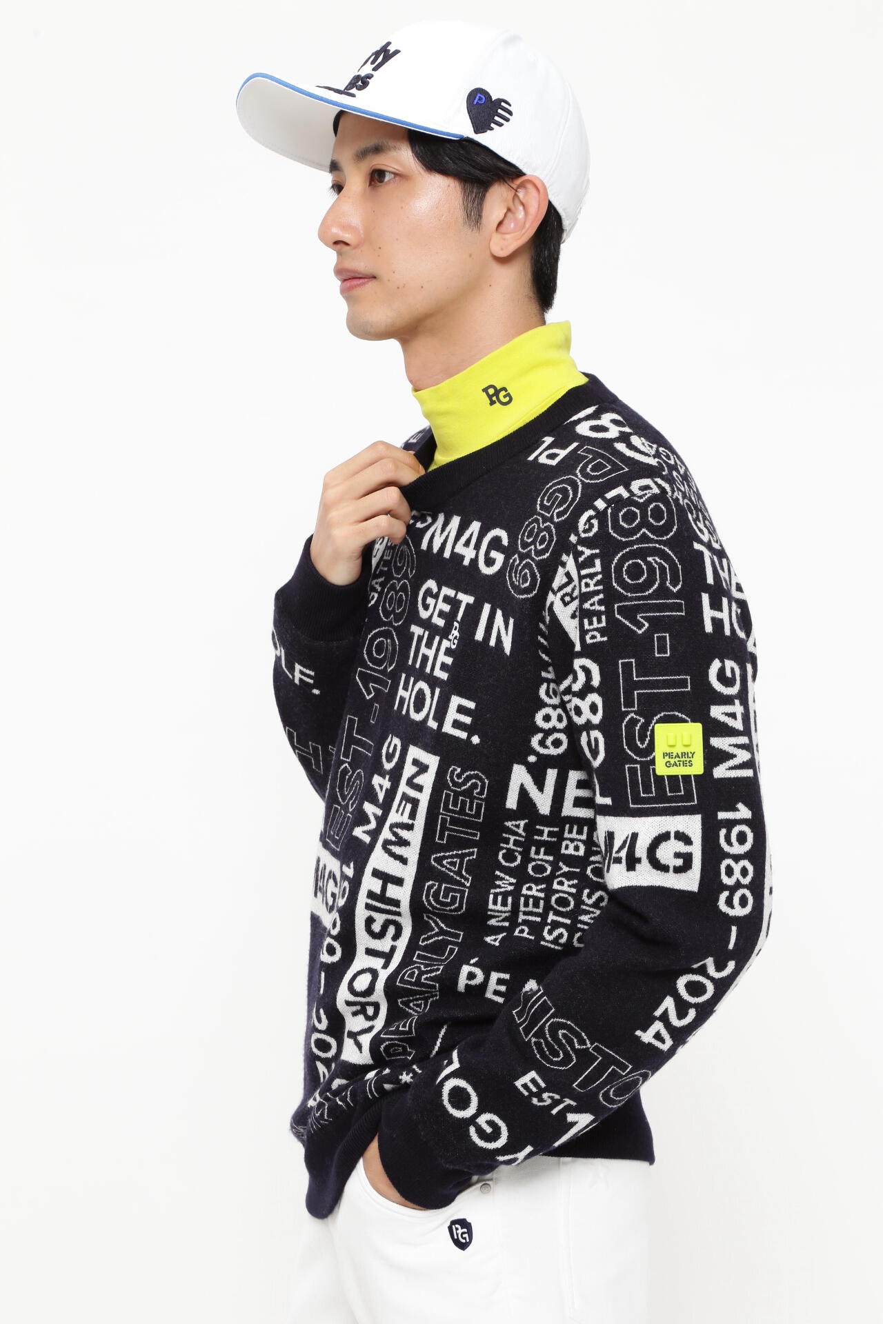 PEARLY GATES パーリーゲイツ セットアップ メンズ アーガイル ロゴ