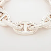 エルメス シェーヌダンクルTGM ブレスレット 10コマ 925 100.8g